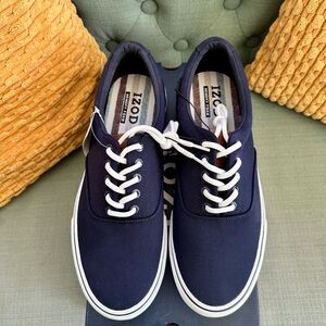 NWT IZOD Rangley Men's Navy Blue Sneakers, size 10